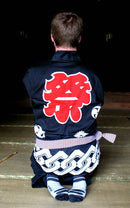 Black Happi Coat (Kuruwa).