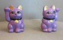 Purple Maneki Neko