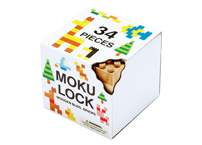 Mokulock 48-Piece Wooden Building Blocks Set - Natural Wood Bricks For Creative Play - View #8