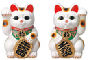 Koban Maneki Neko White (No. 6).